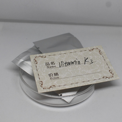 Wholesale 99% Menadione Food Grade Supplement Vitamin K3 strong light