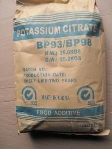 organic food additives Good quality best price food ingredients potassium citrate made in China